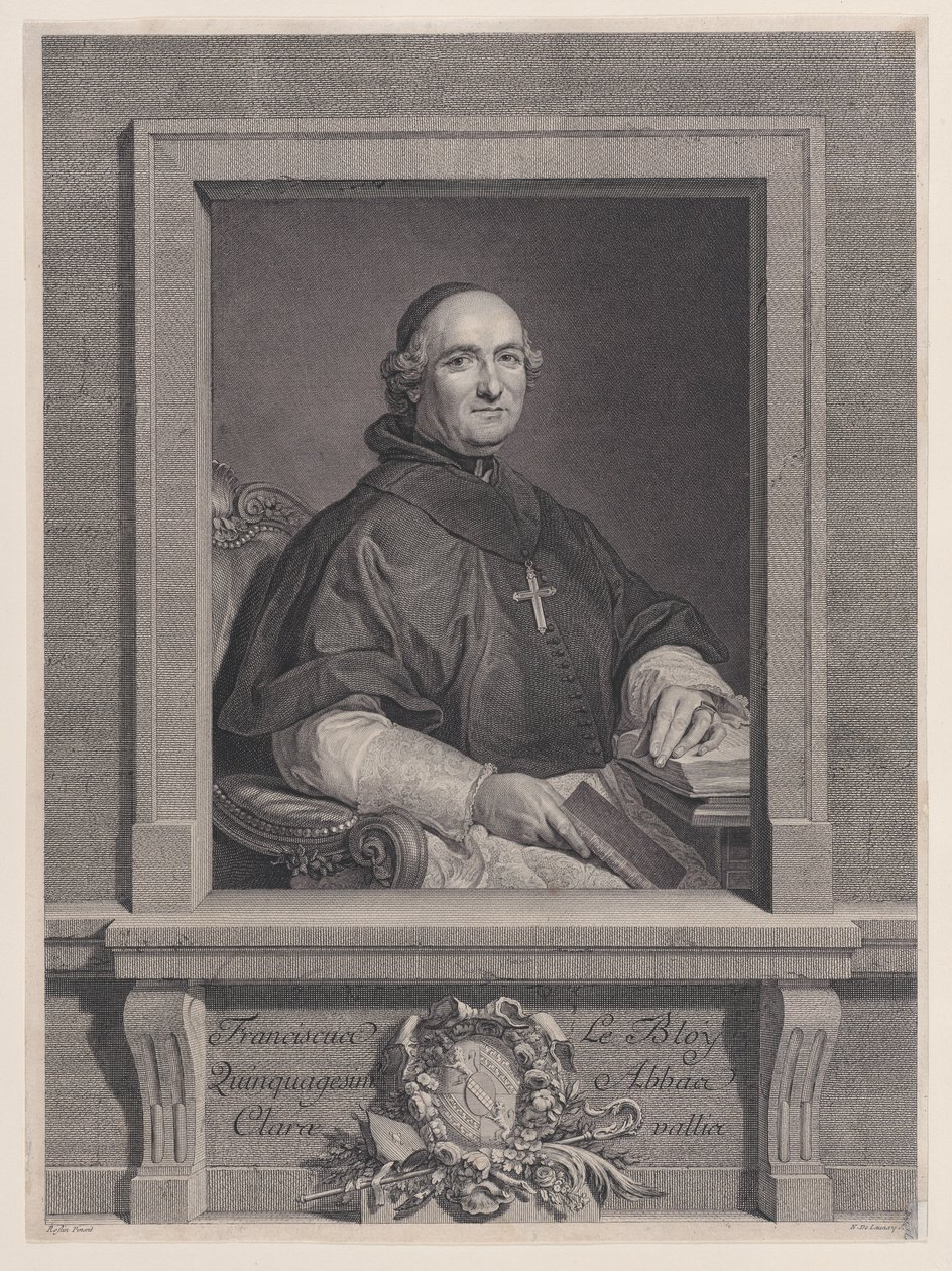 Retrato de François Le Bloy, 1760-92 de Nicolas de Launay