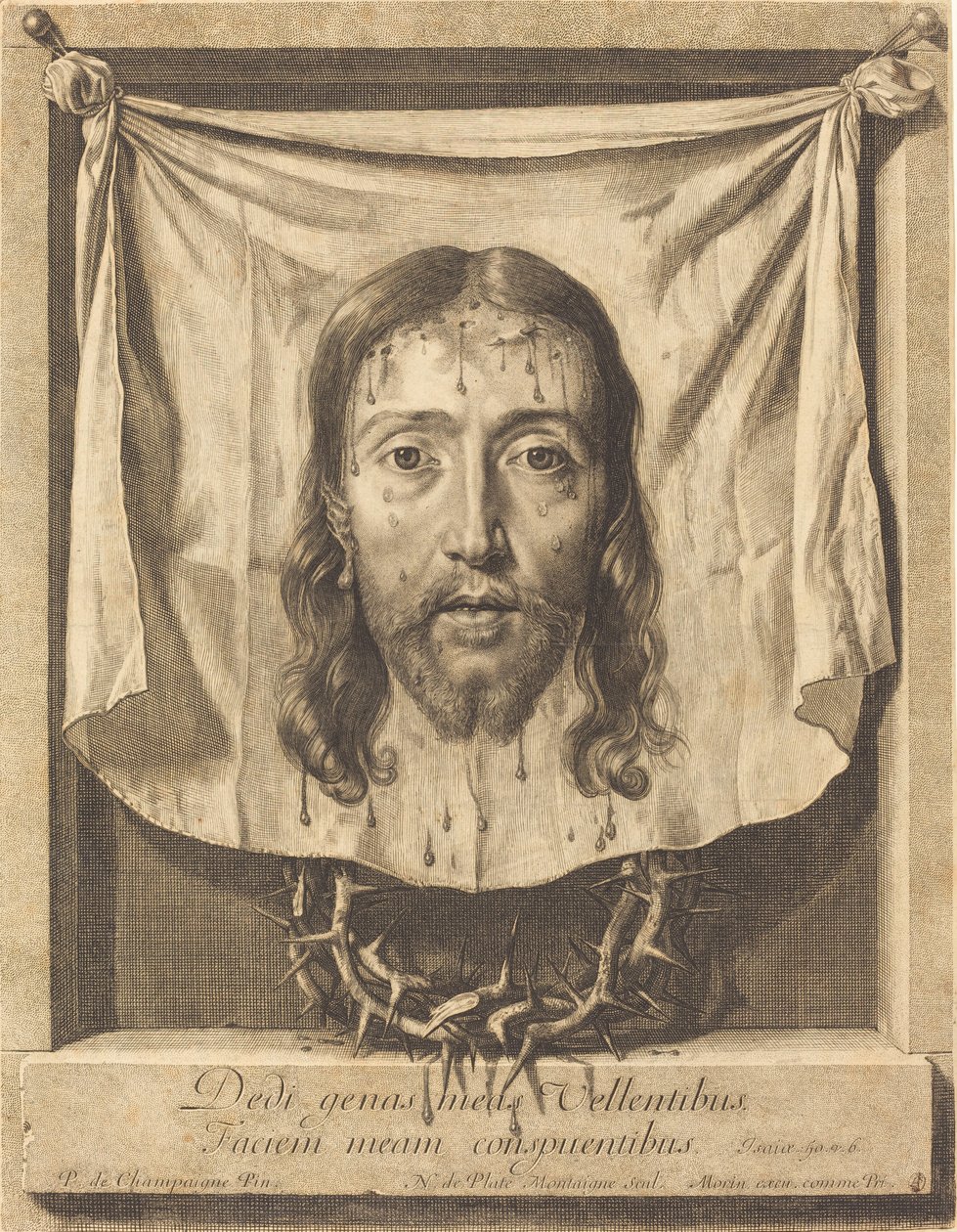 El velo de Santa Verónica de Nicolas de Plattemontagne after Philippe