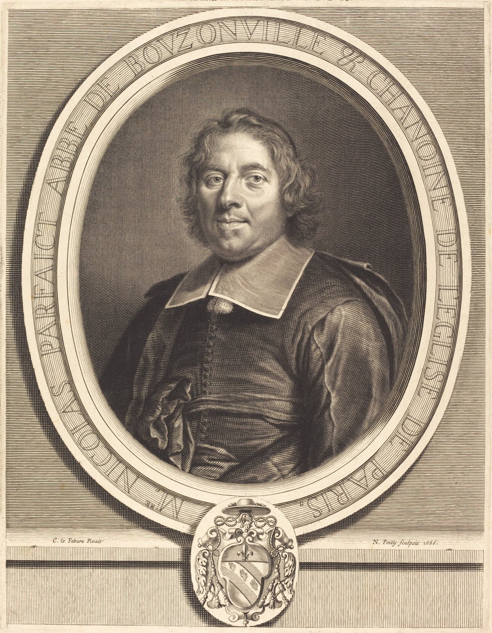 Nicolas Parfait de Nicolas de Poilly after Claude Lefebvre