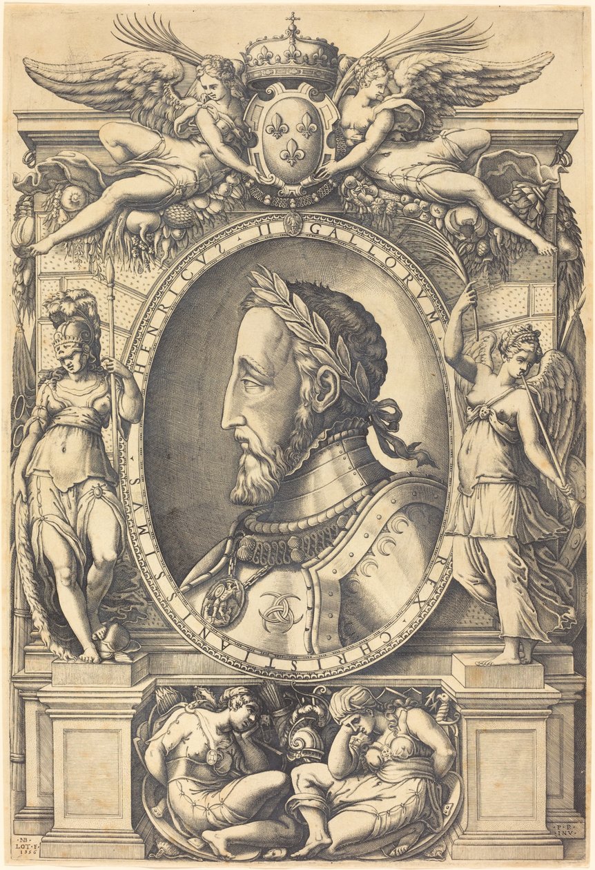 Enrique II, Rey de Francia de Nicolaus Beatrizet