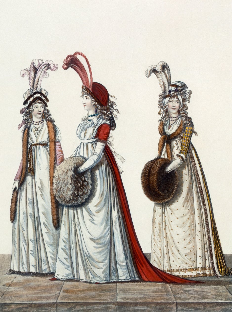 Vestidos de noche, fig. 40, fig. 41 y fig. 42 de 