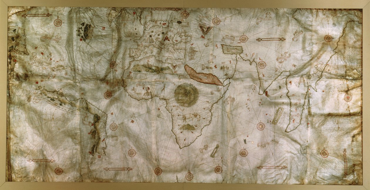 Planisferio de Nicolas de Caverio de Nicolay de Caveri