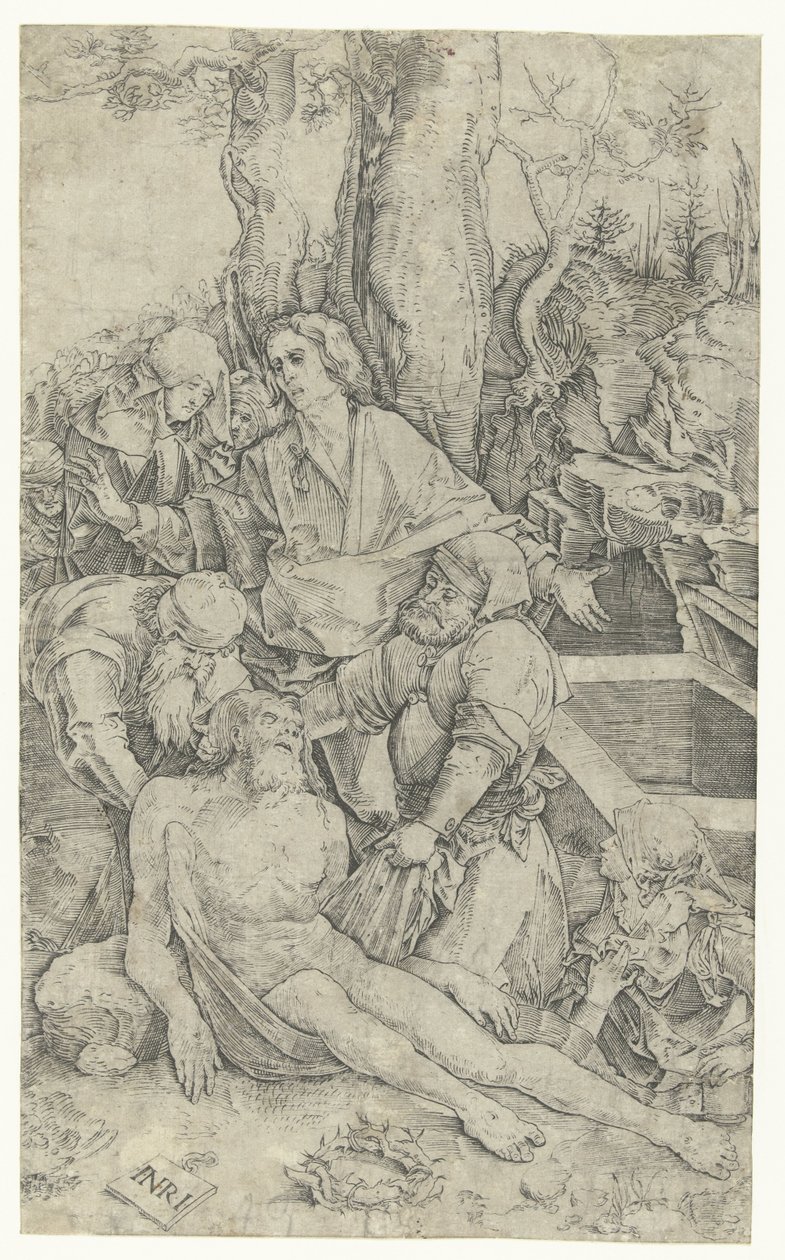 Entierro de Cristo de Nicoletto da Modena (attributed to)