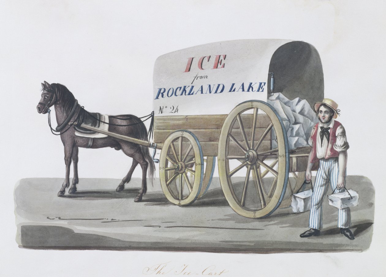 El Carro de Hielo, 1840-48 de Nicolino Calyo