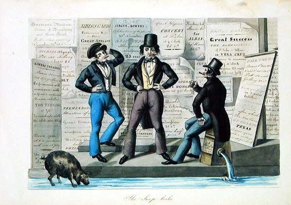 Los lavanderos, c.1840 de Nicolino Calyo