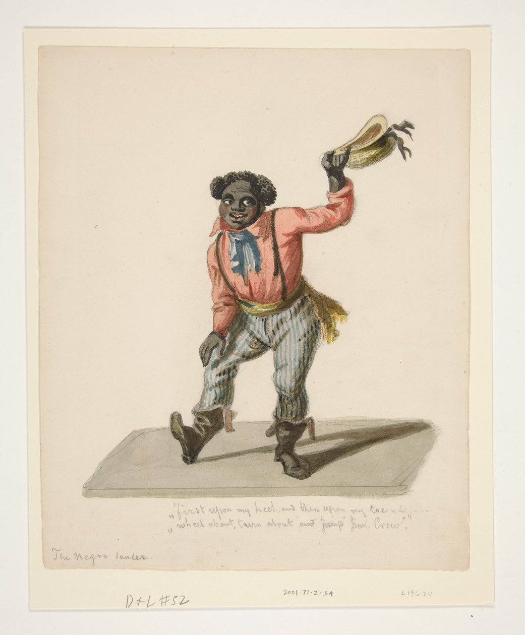 El bailarín negro de Nicolino Calyo