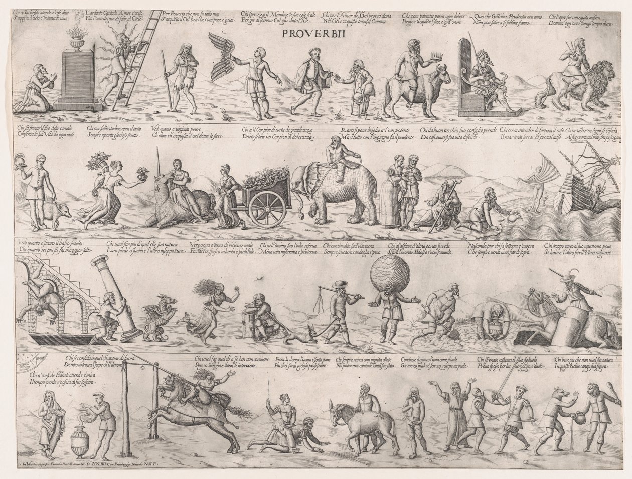 Proverbi Proverbios de Nicolo Nelli
