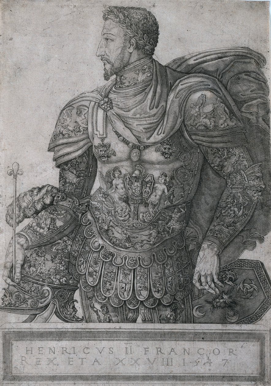 Enrique II, Rey de Francia, a la edad de 28 años, 1547 de Nicolo della Casa