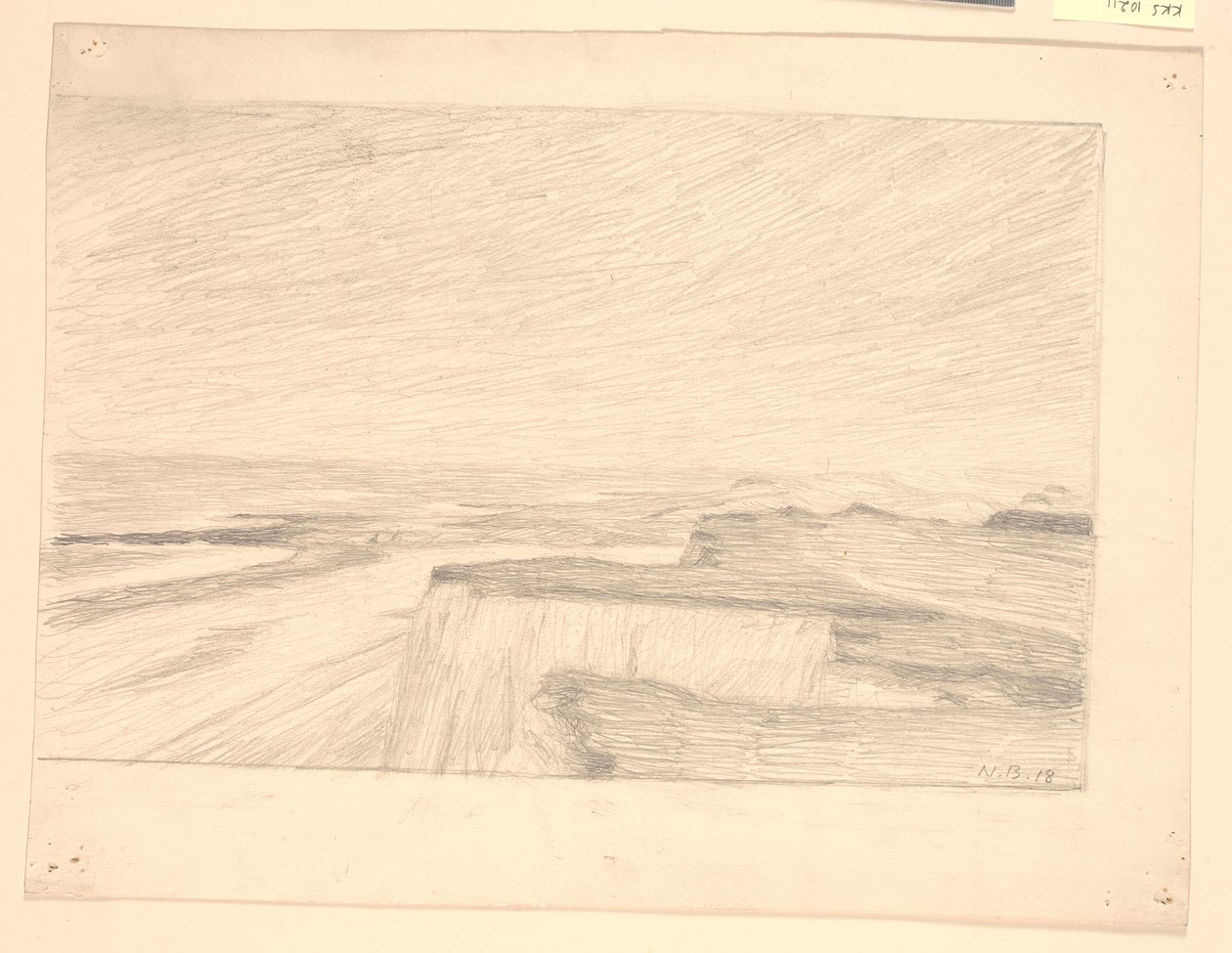 Vista sobre dunas y playa en Bovbjerg de Niels Jakob Jakobsen Bjerre