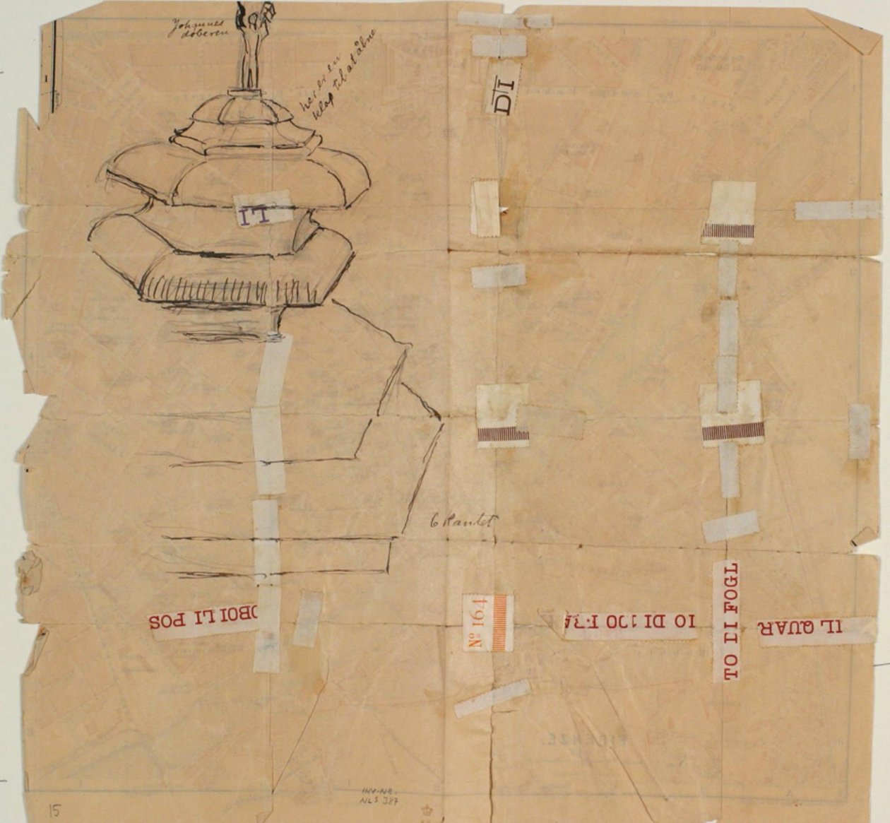 Estudio de fuente, y notas de Niels Larsen Stevns