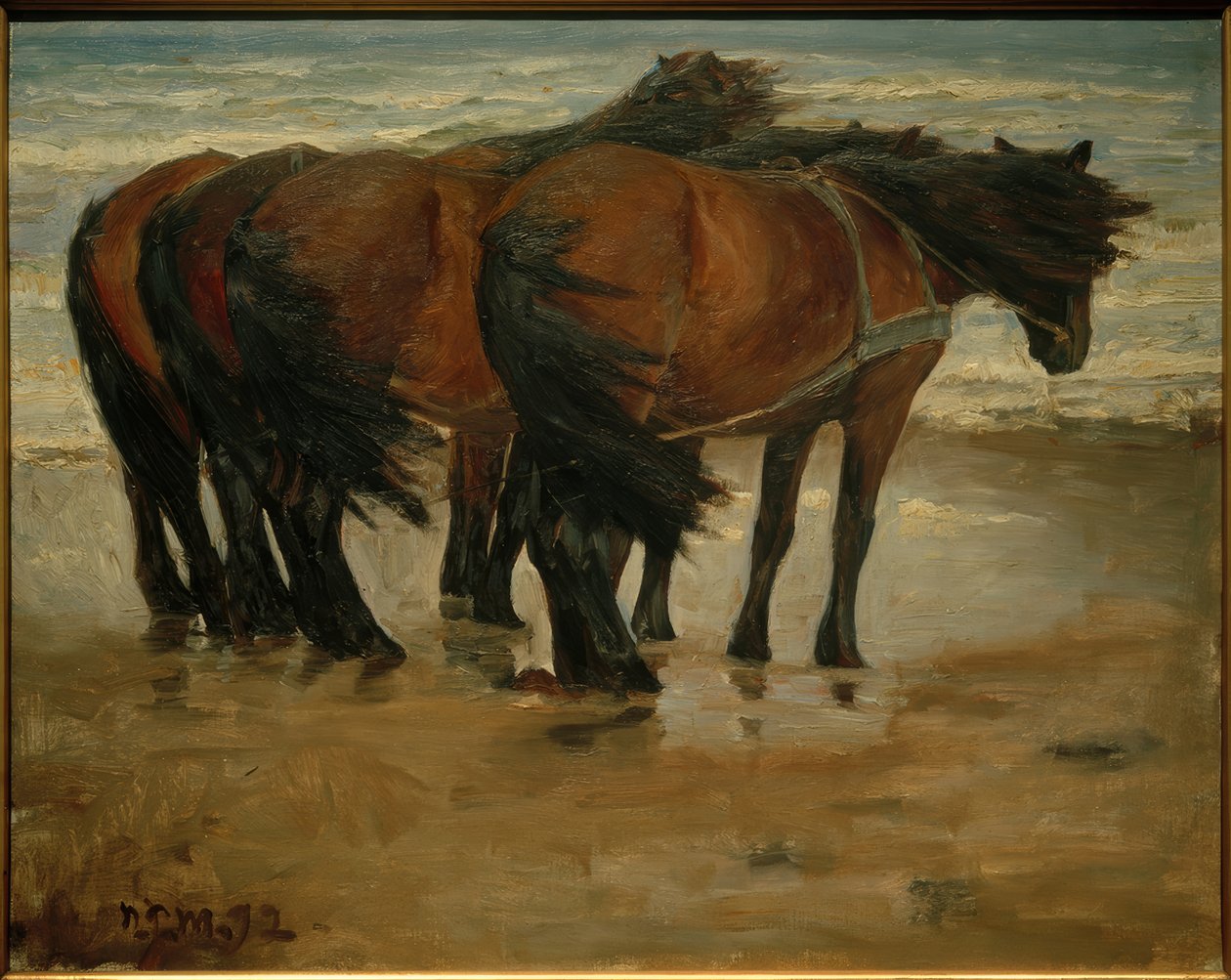 Cuatro caballos. Kandestederne de Niels Pedersen Mols