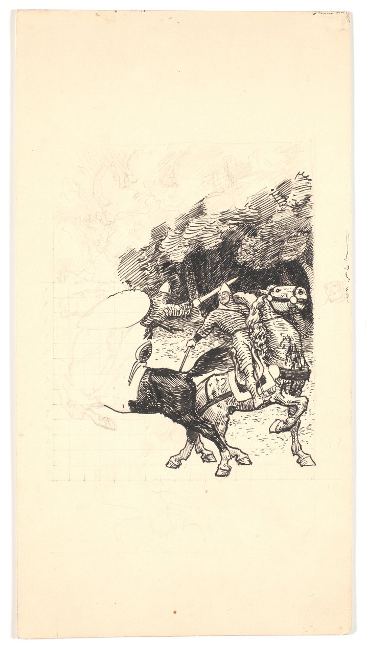 El duelo de Roland y Oliver de Niels Skovgaard