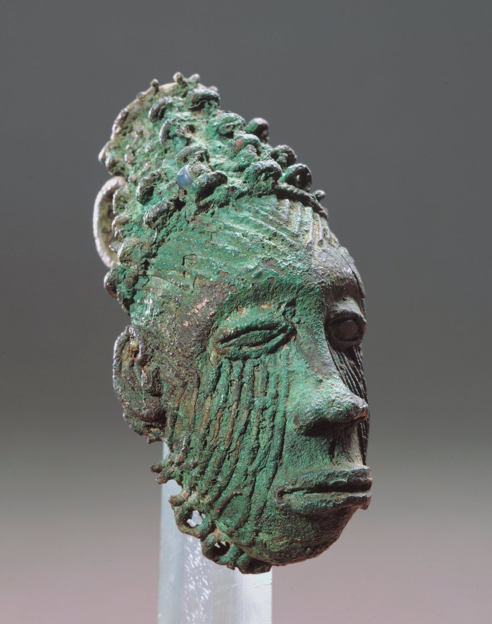 Colgante que representa una cabeza humana, Igbo-Ukwu, siglo IX - X de Nigerian