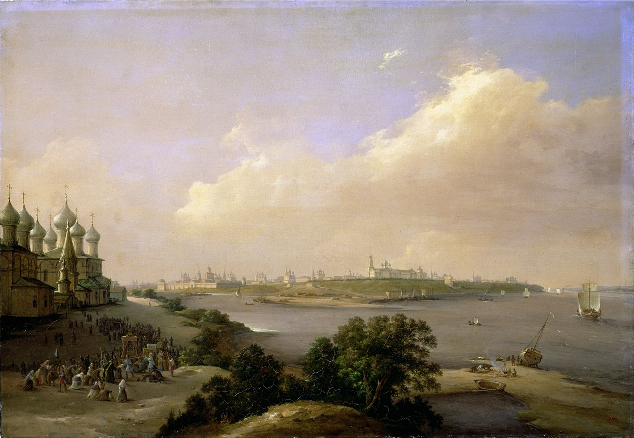 Vista de Yaroslavl, Rusia, 1860 de Nikanor Grigor