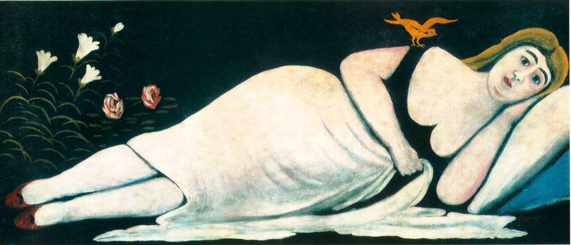 Una belleza de Ortachaly de Niko Pirosmani
