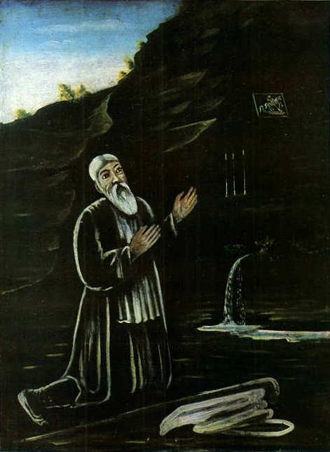San Jorge el Anacoreta de Niko Pirosmani