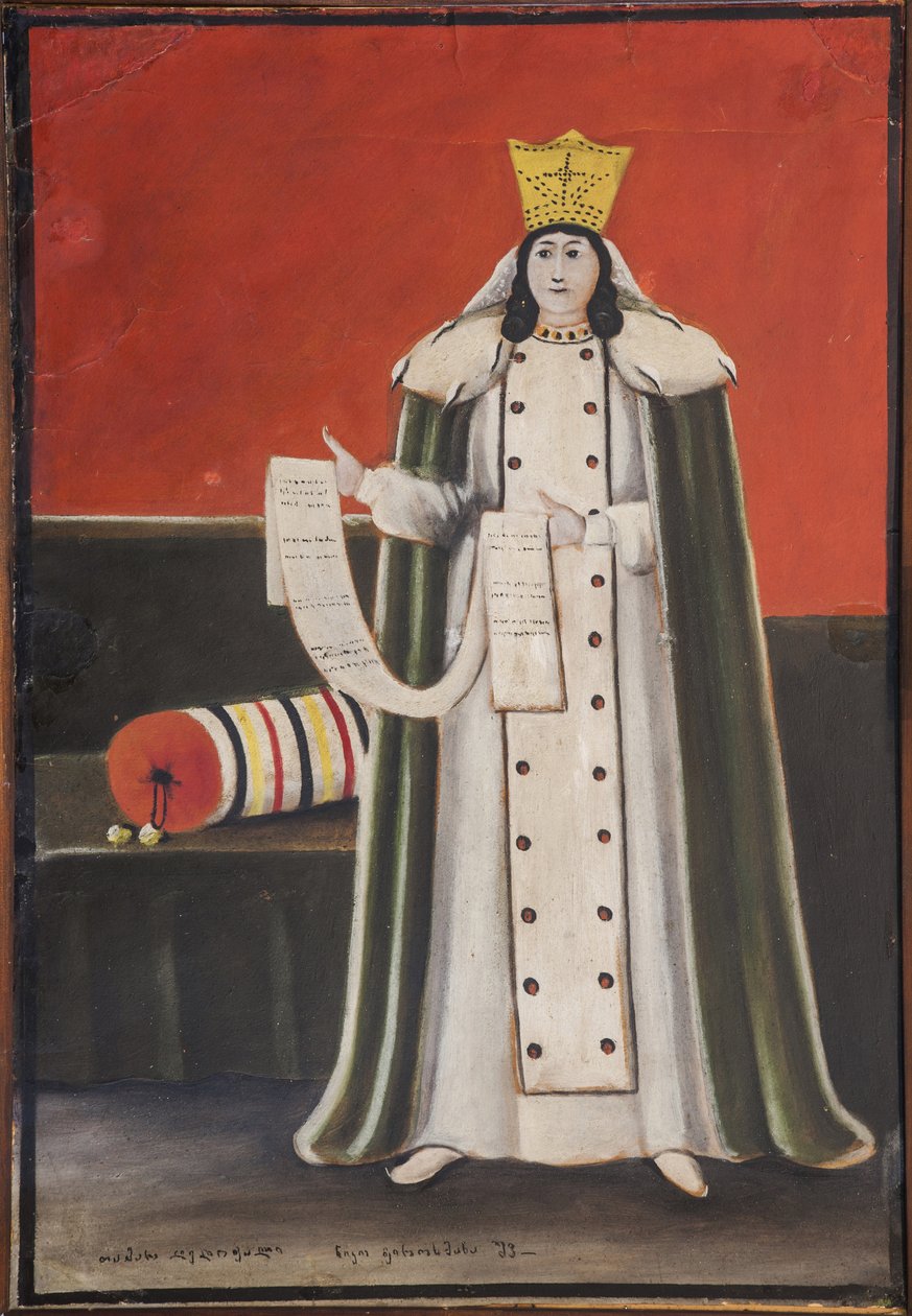 Reina Tamar (Thamar) de Georgia (1160-1213) de Niko Pirosmanashvili