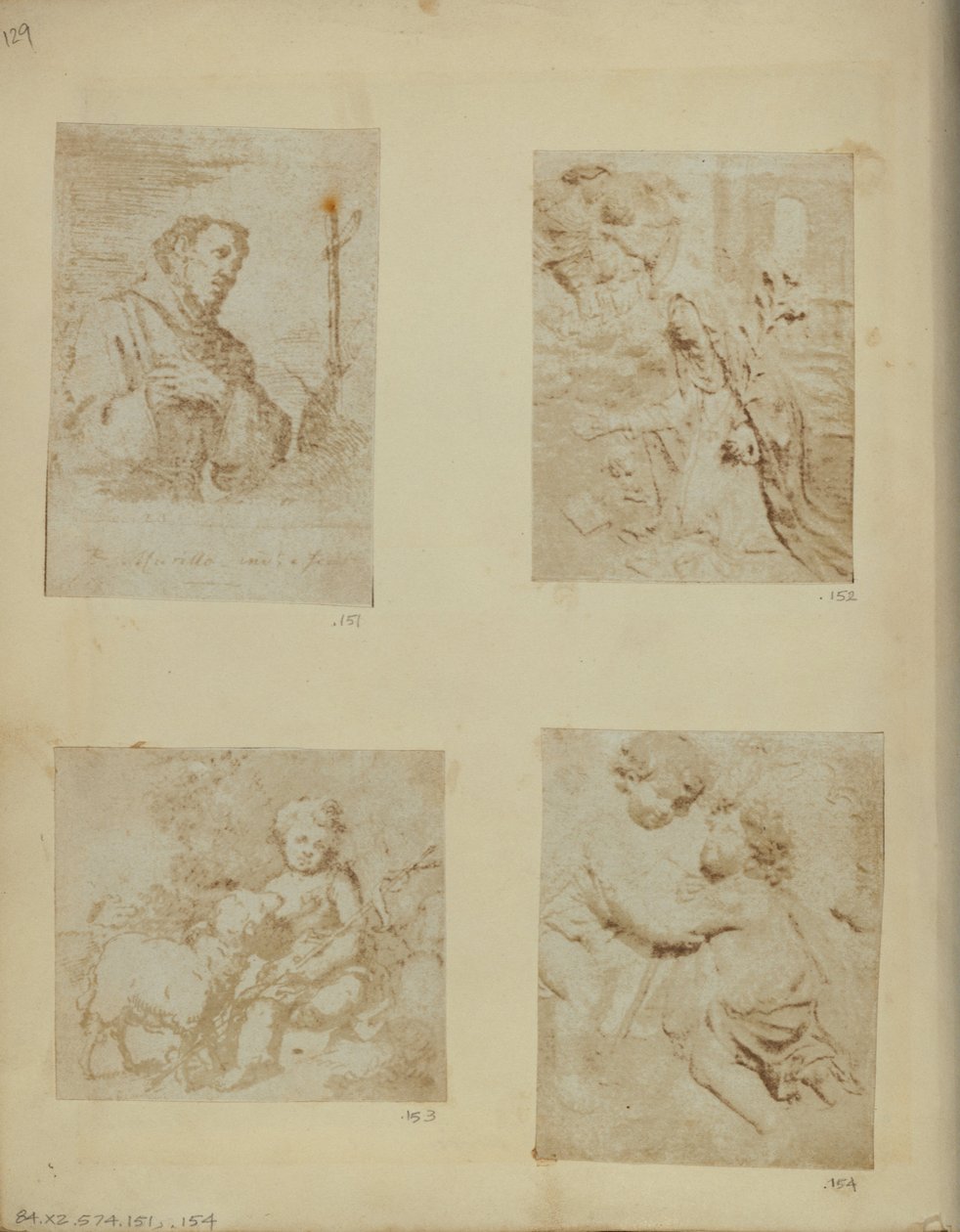 San Francisco. De una supuesta única aguafuerte de Murillo de Nikolaas Henneman