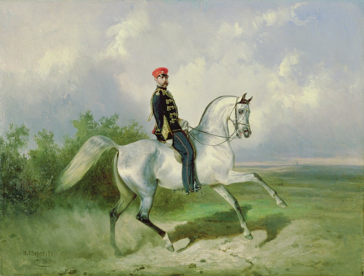 Retrato del Emperador Alejandro II, 1876 de Nikolai Egorevich Sverchkov