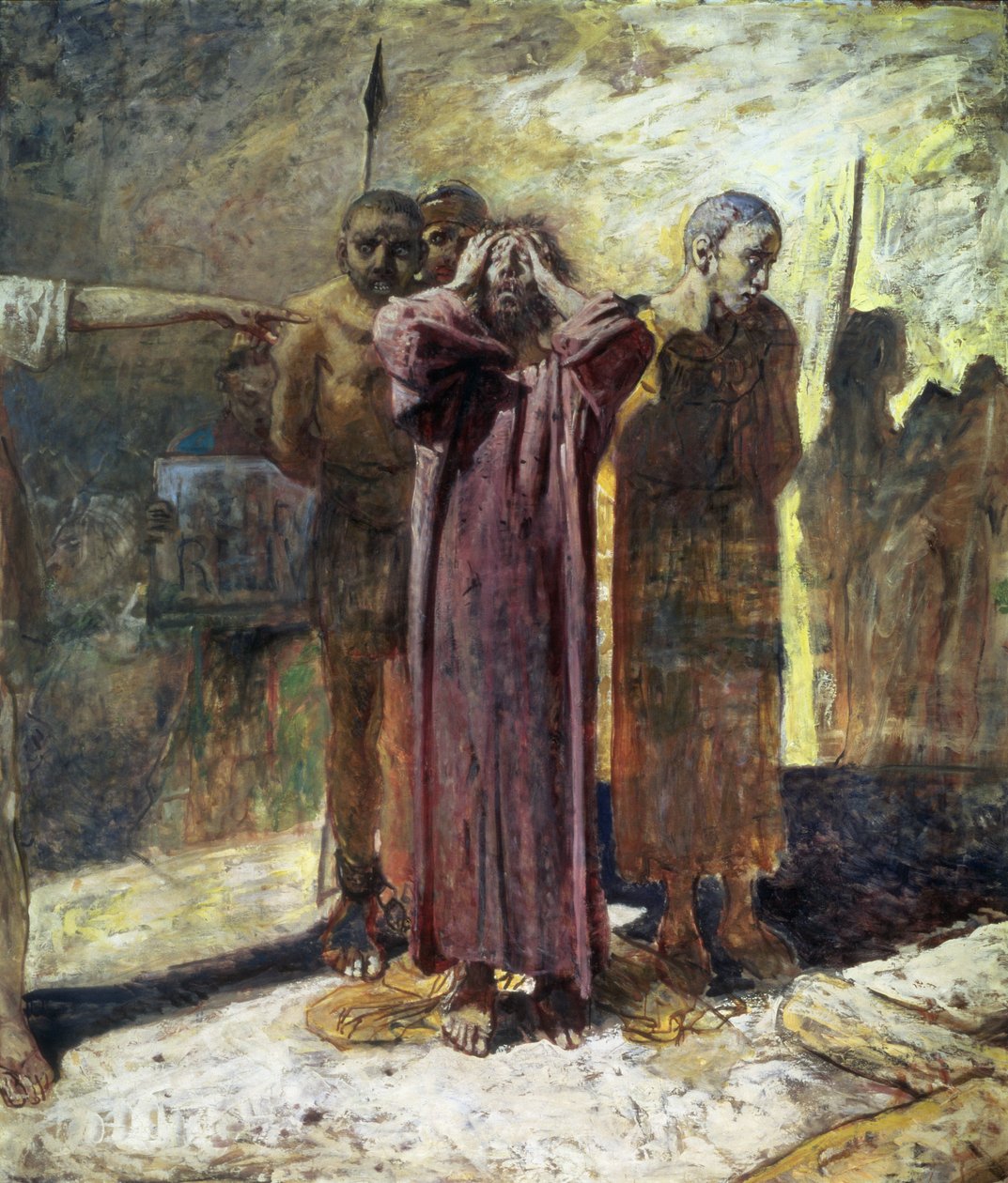 Gólgota, 1892-93 de Nikolai Nikolaevich Ge