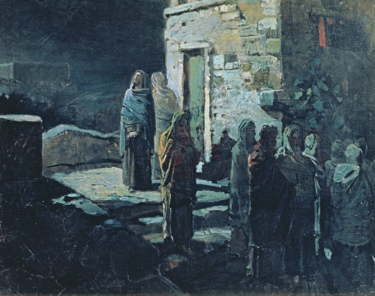 Cristo después de la Última Cena en Getsemaní, 1888 de Nikolai Nikolajevitch Gay