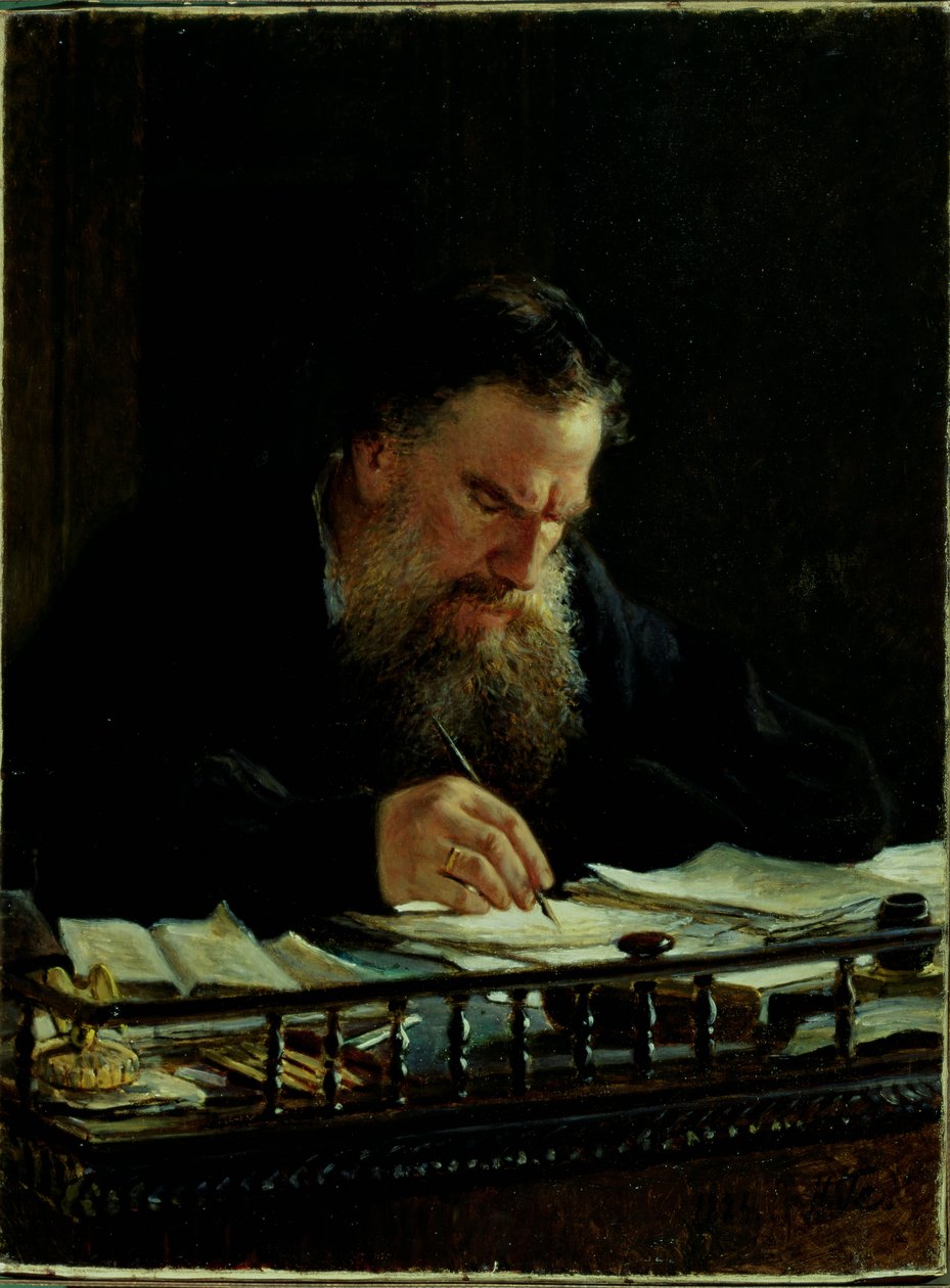 Retrato de Lev Tolstoy de Nikolai Nikolajevitch Gay