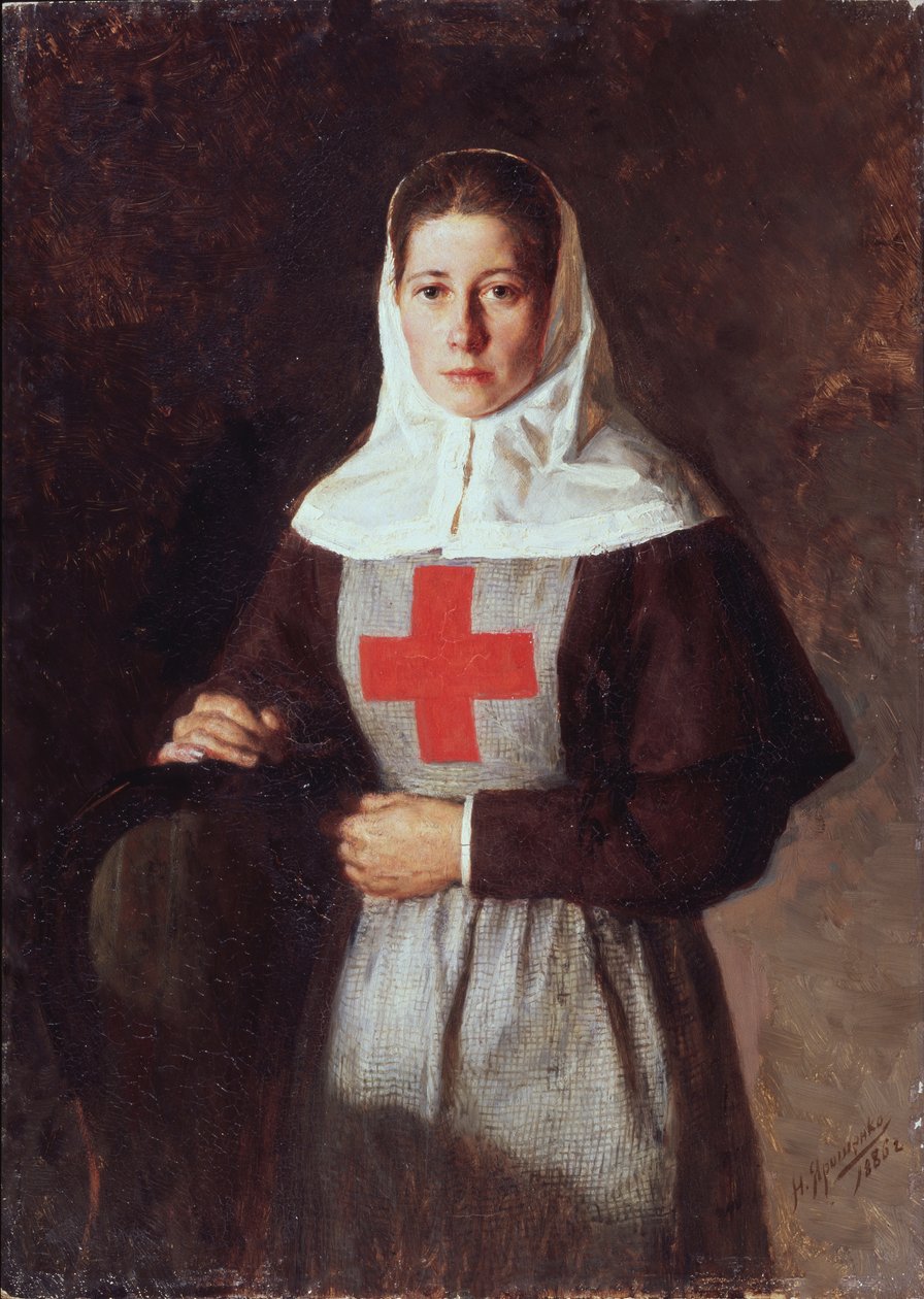 Una enfermera de Nikolai Aleksandrovich Yaroshenko