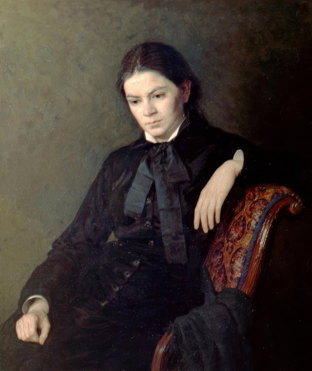 Retrato de una dama desconocida de Nikolai Alexandrovich Yaroshenko