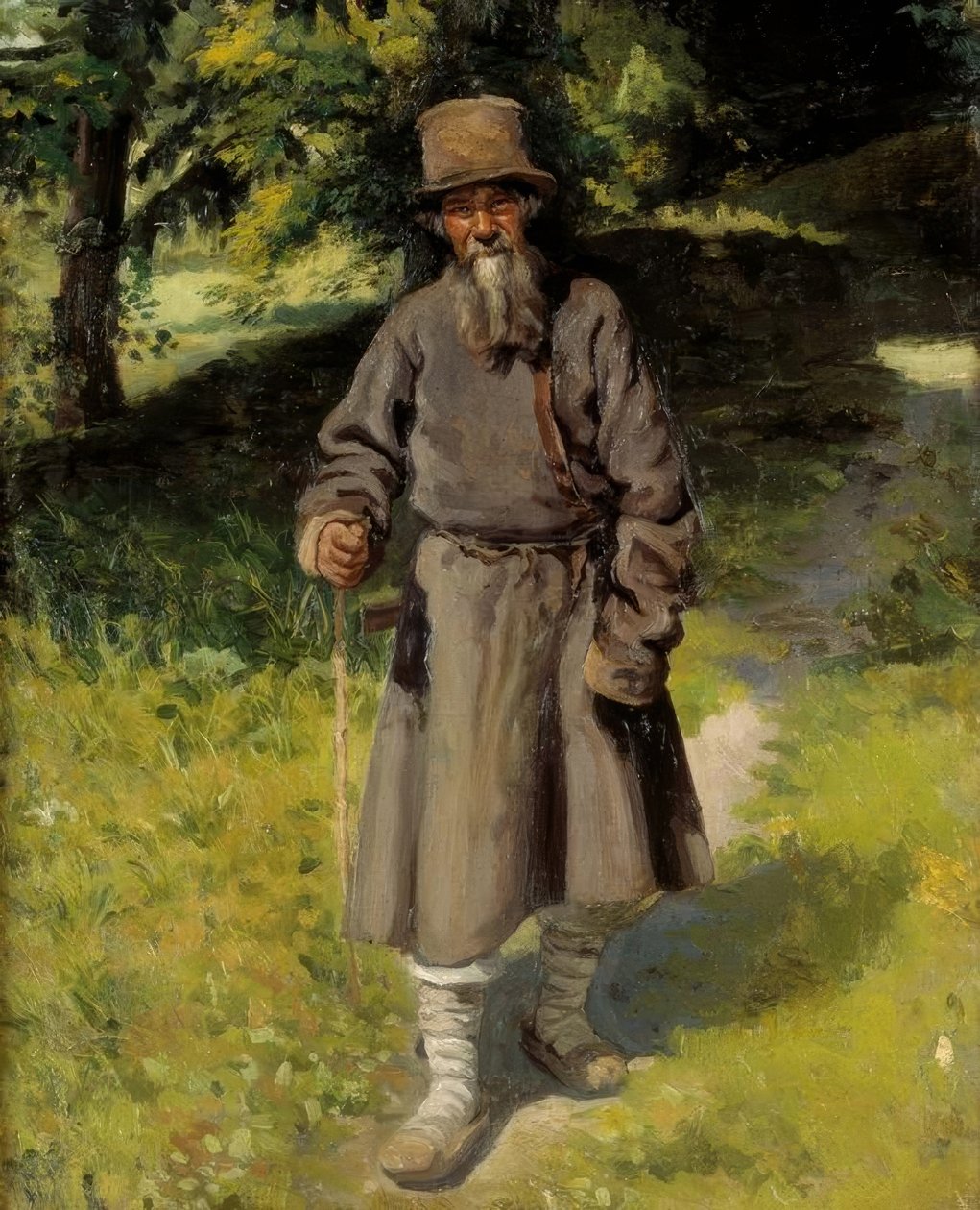 El vagabundo de Nikolai Alexandrowitsch Jaroschenko