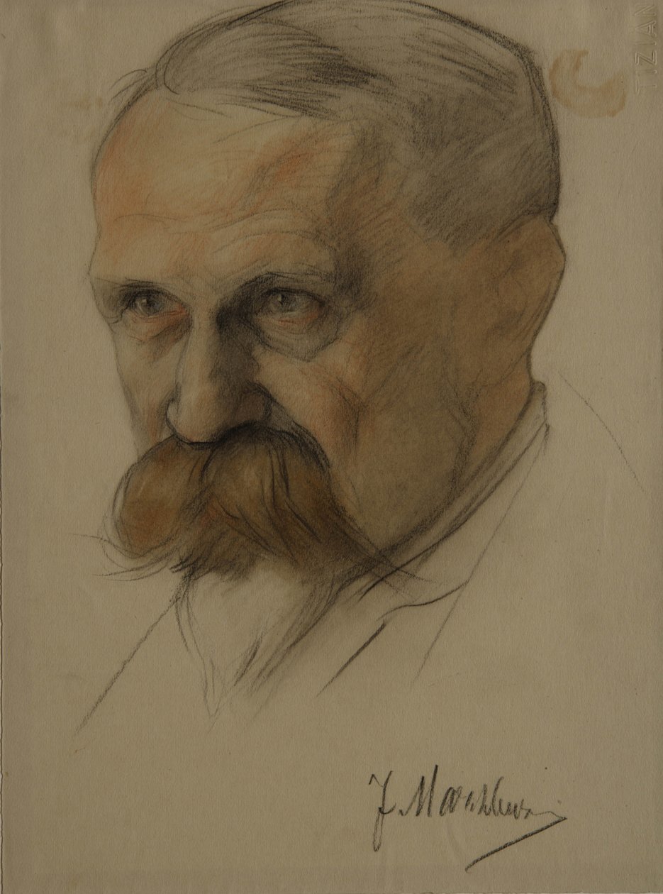 Retrato de Julian Marchlewski 1866-1925 de Nikolai Andreevich Andreev