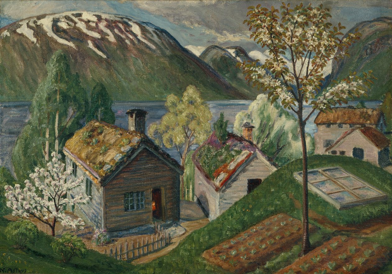 Mistbenken (marco frío) de Nikolai Astrup