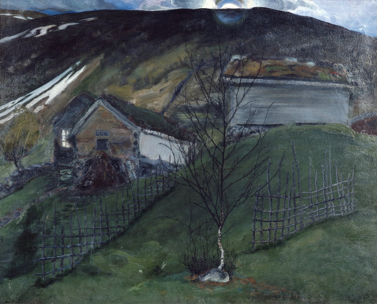 luz de la luna de Nikolai Astrup
