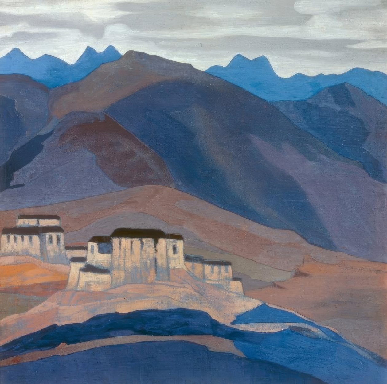 Monasterio tibetano de Nikolai Konstantinowitsch Roerich