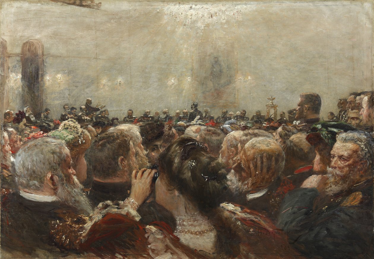 El Juicio de Port Arthur, 1909 de Nikolai Nikanorovich Dubovskoy