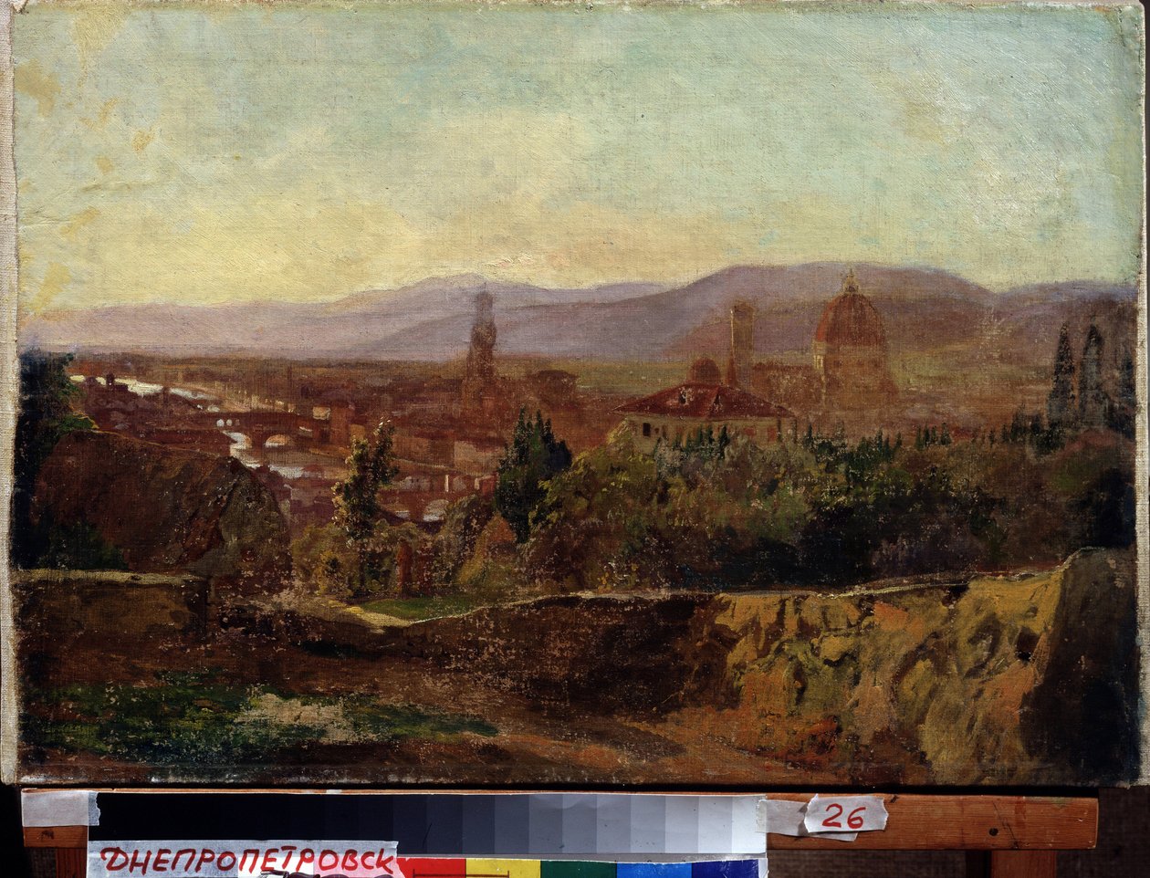 Florencia (Italia) (Florencia). Pintura de Nikolai Nikolayevich Ge (Gay) (1831-1894), óleo sobre lienzo de Nikolai Nikolajevitch Gay