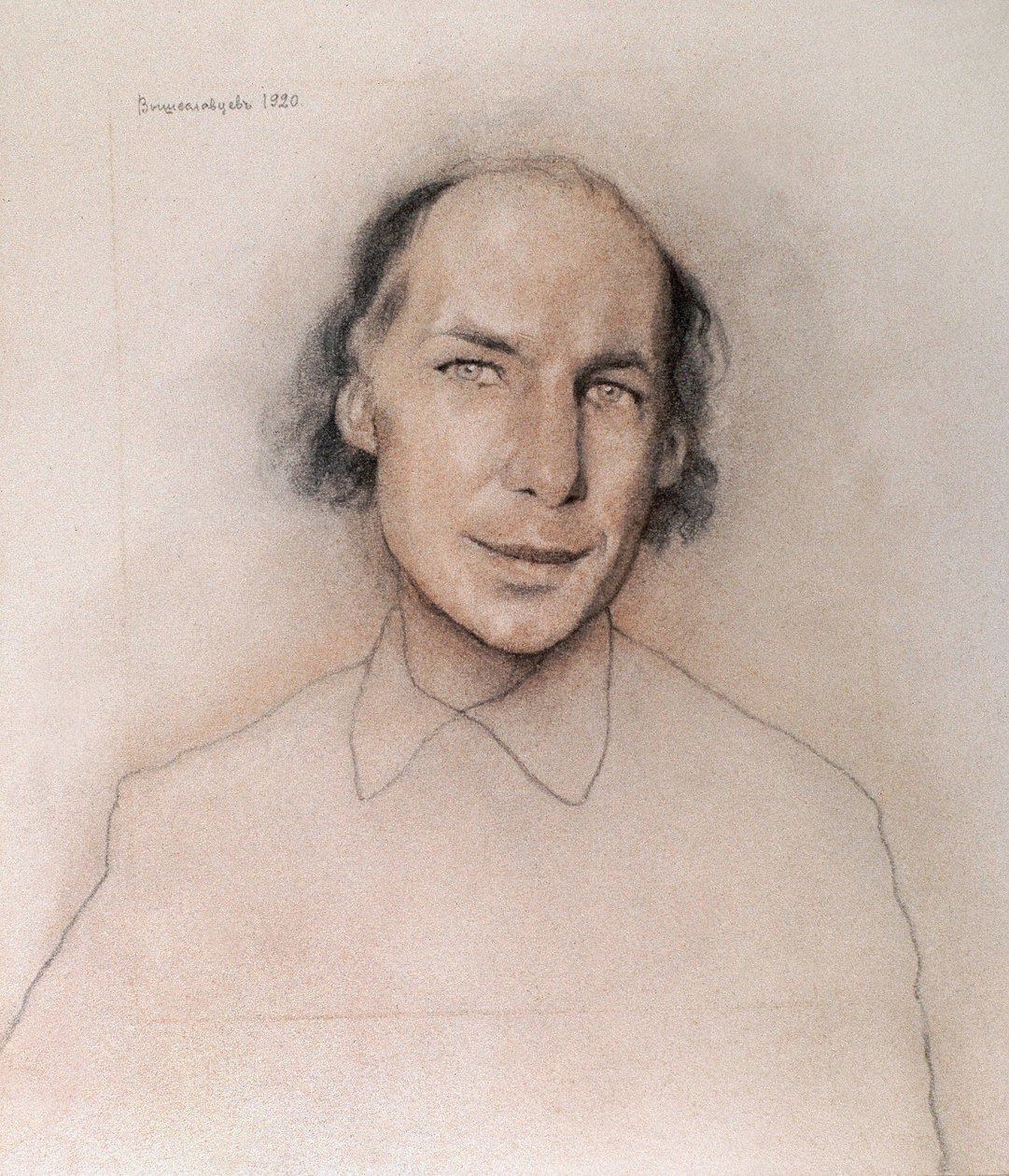 Retrato del escritor ruso Andrei Biely (o Belyj o Beli de Nikolai Nikolayevich Vysheslavtsev