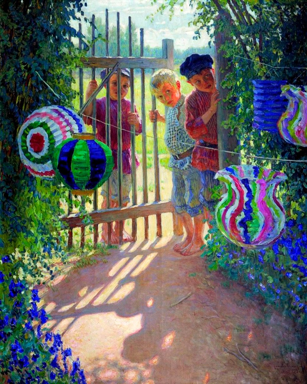 Los visitantes de Nikolai Petrovich Bogdanov Belsky