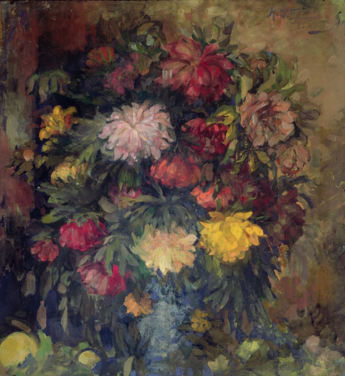 Peonías, 1908 de Nikolaj Nikolaevic Sapunov