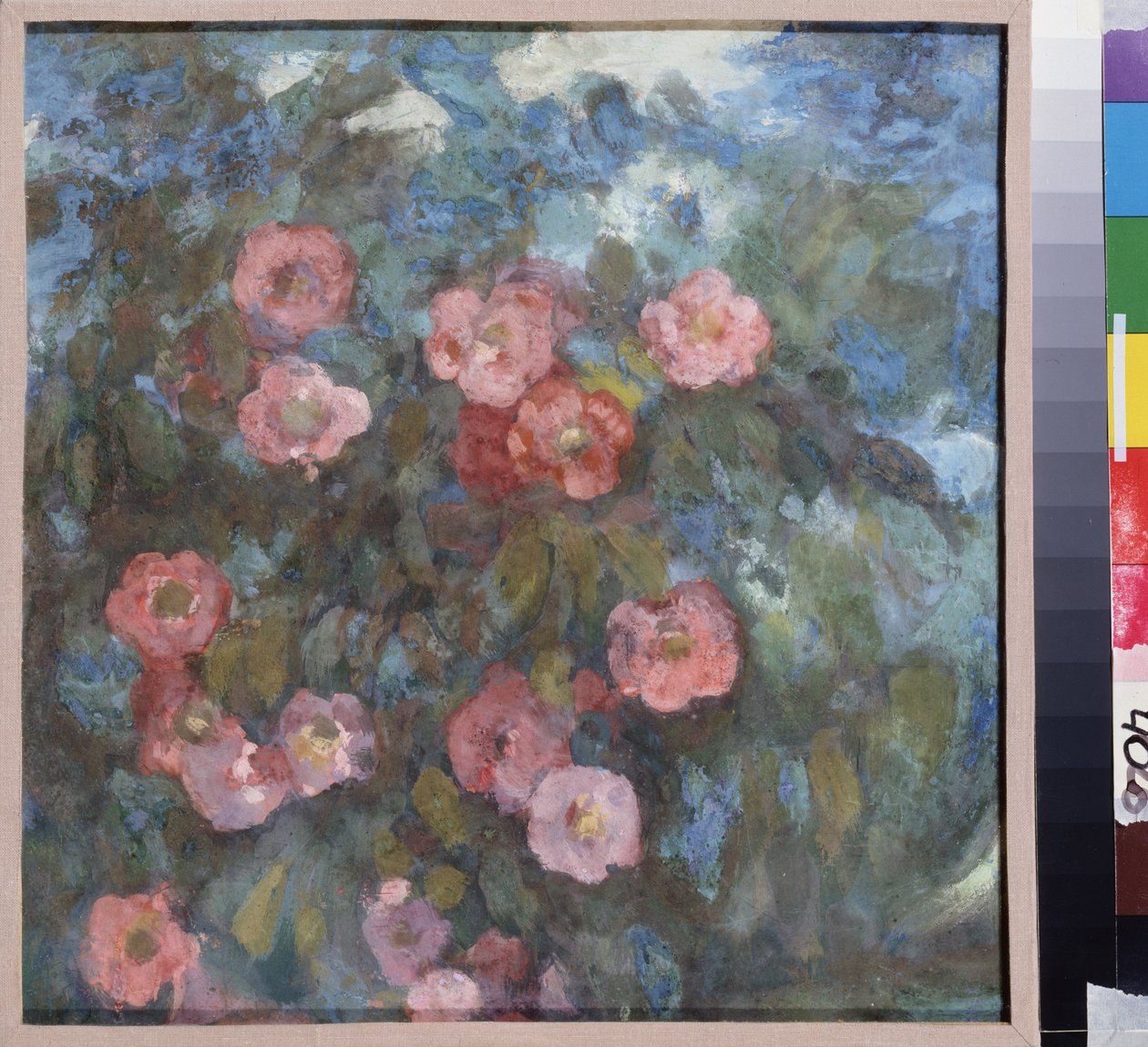 Ramo de flores. Obra de Nikolai Nikolayevich Sapunov (Sapounov) (1880-1912), témpera sobre cartón, hacia 1910. Arte ruso, siglo XX, art nouveau. Museo Estatal al Aire Libre de Rostov, Moscú. de Nikolaj Nikolaevic Sapunov