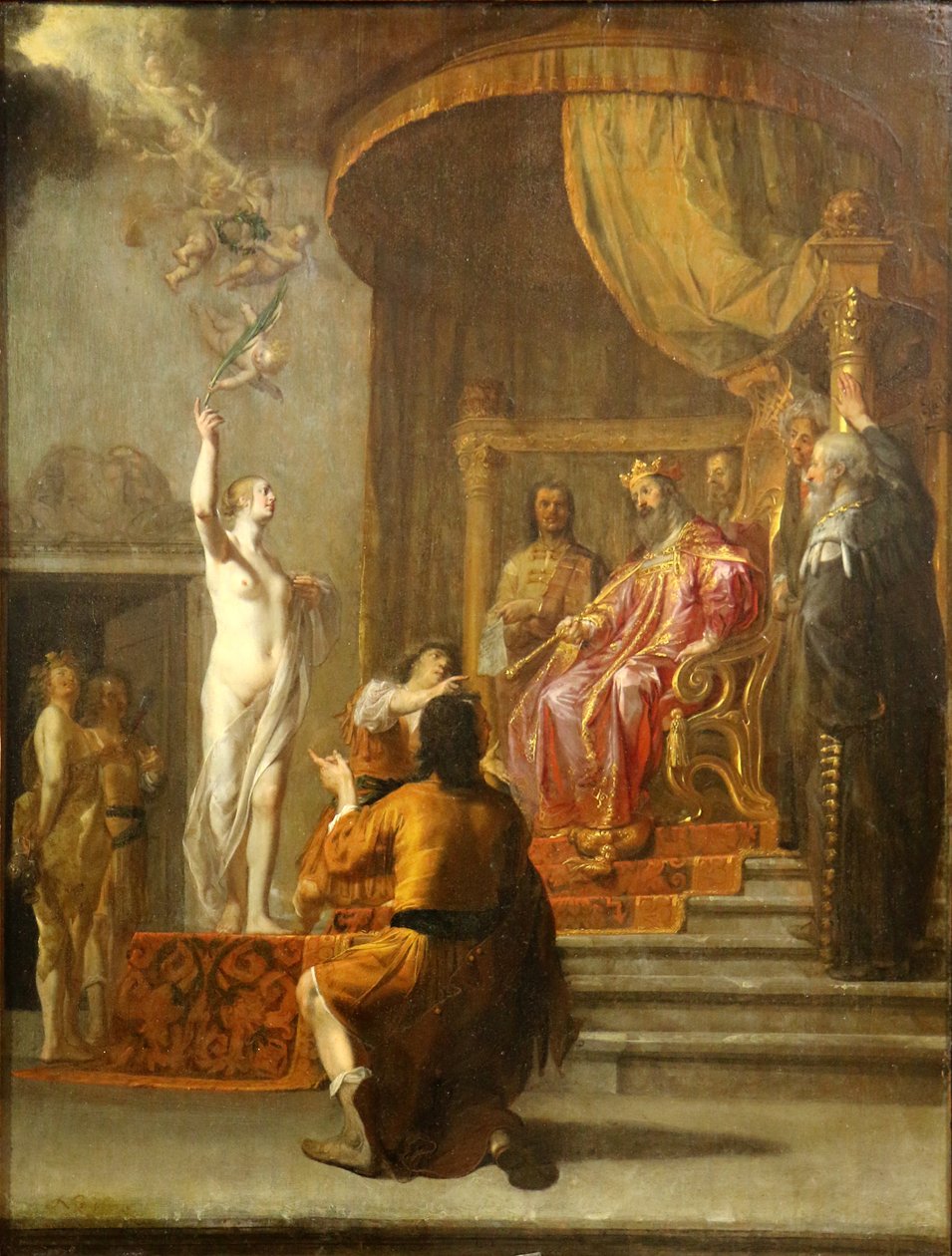 Zorobabel delante de Darío de Nikolaus Knüpfer