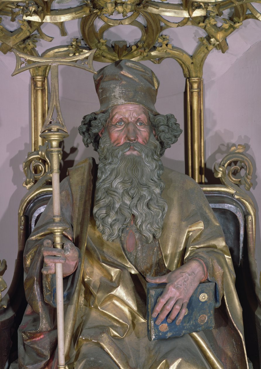 Retablo de Isenheim (detalle de San Antonio el Ermitaño) de Nikolaus Hagenauer