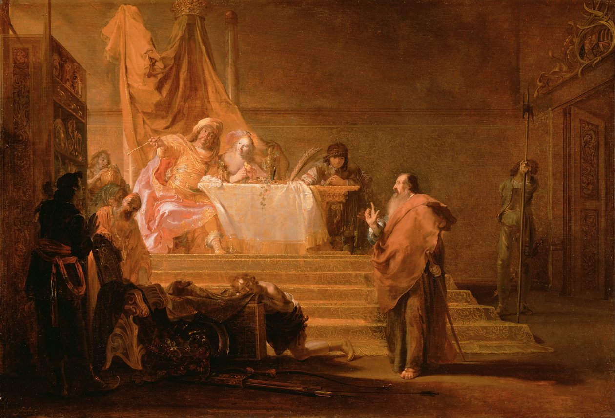 Solón ante Creso de Nikolaus Knüpfer