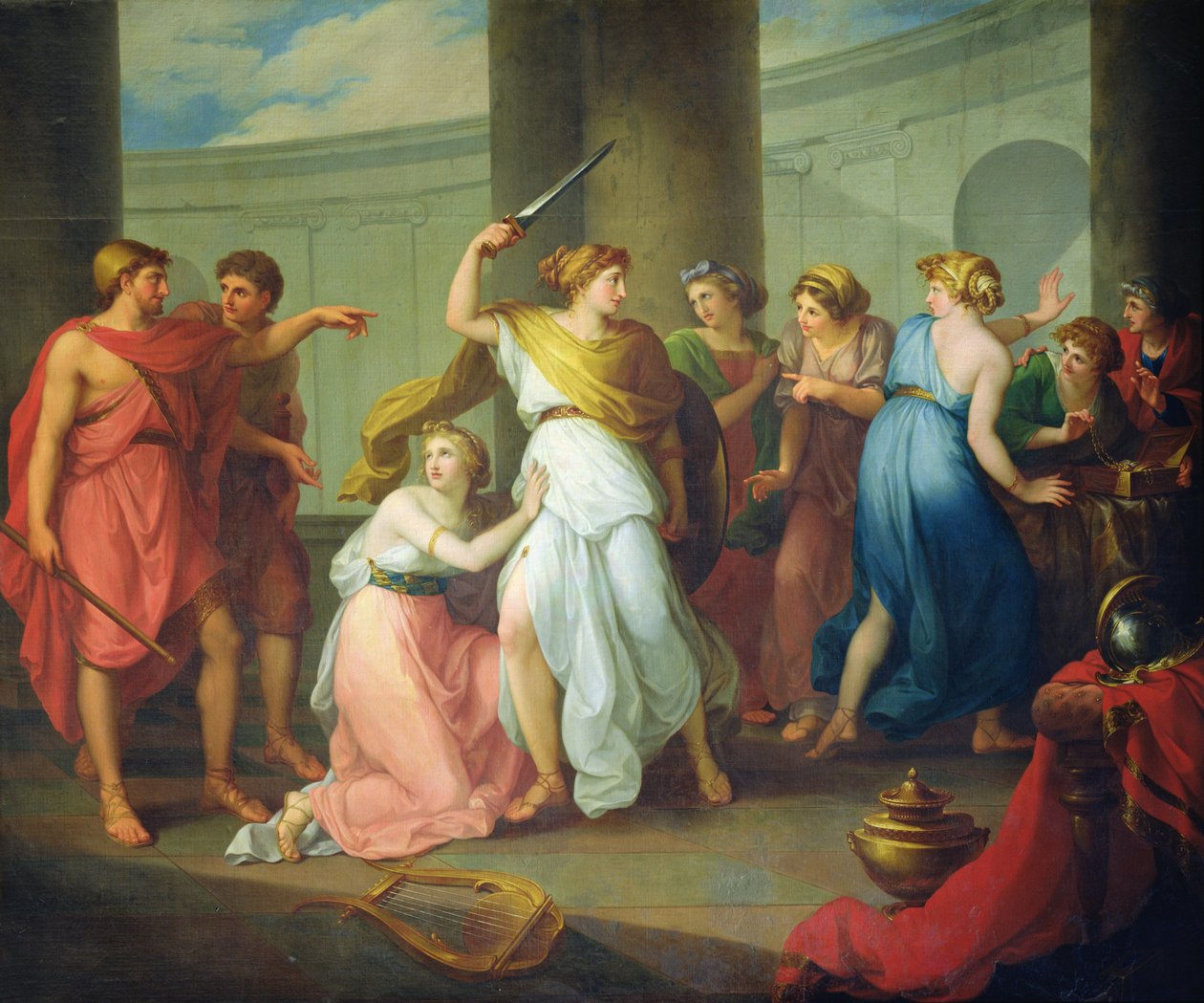 Aquiles reconocido, 1799 de Nikolay Ivanovich Argunov