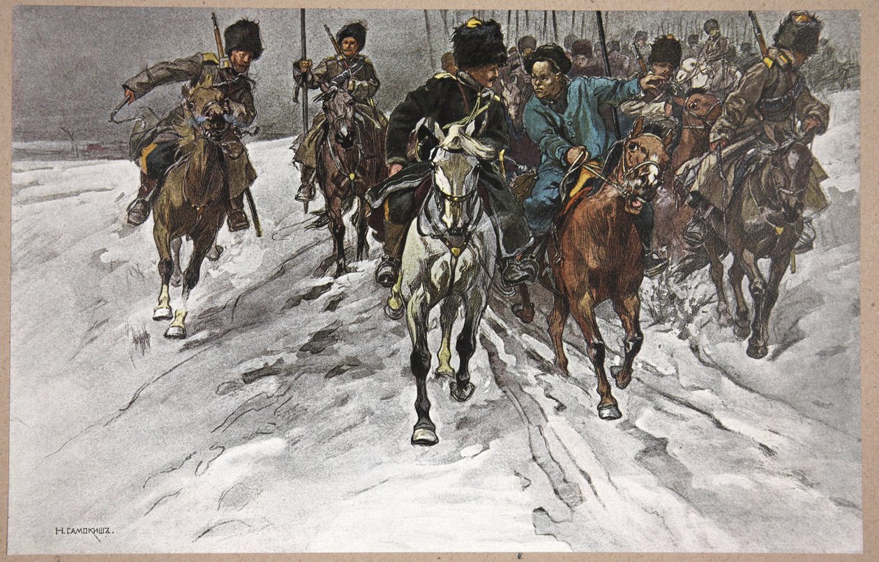 Gira del General Mistchenko, ilustración de 