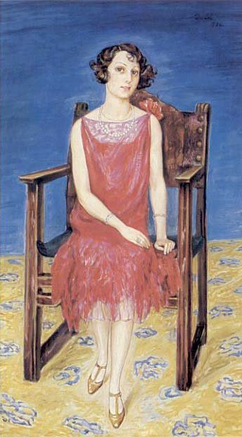 Retrato de la Sra. Eva Bonnier de Nils von Dardel