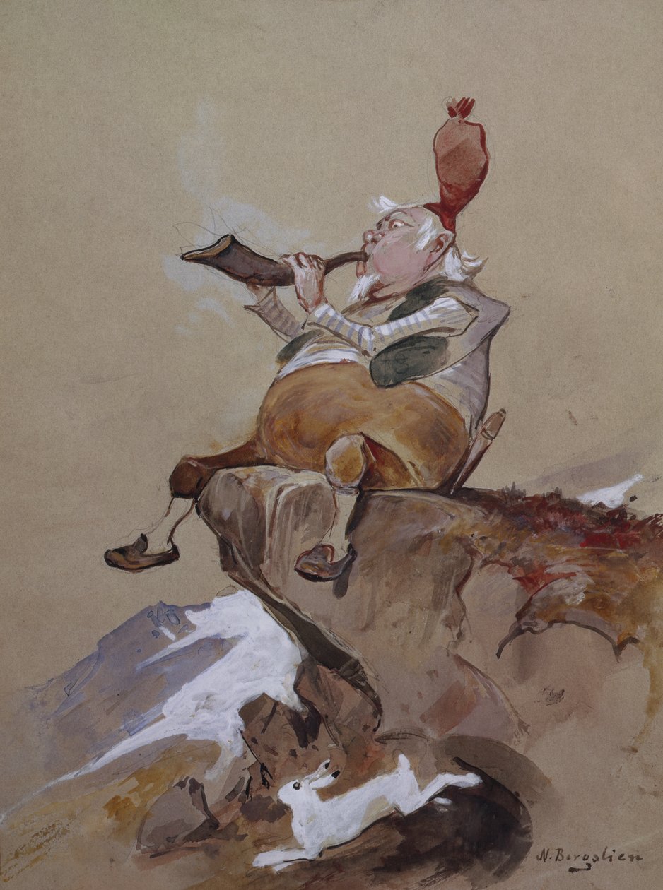 Jaktlur / cuerno de caza de Nils Bergslien