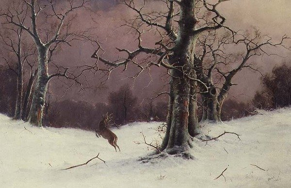 La caza del ciervo de Nils Hans Christiansen