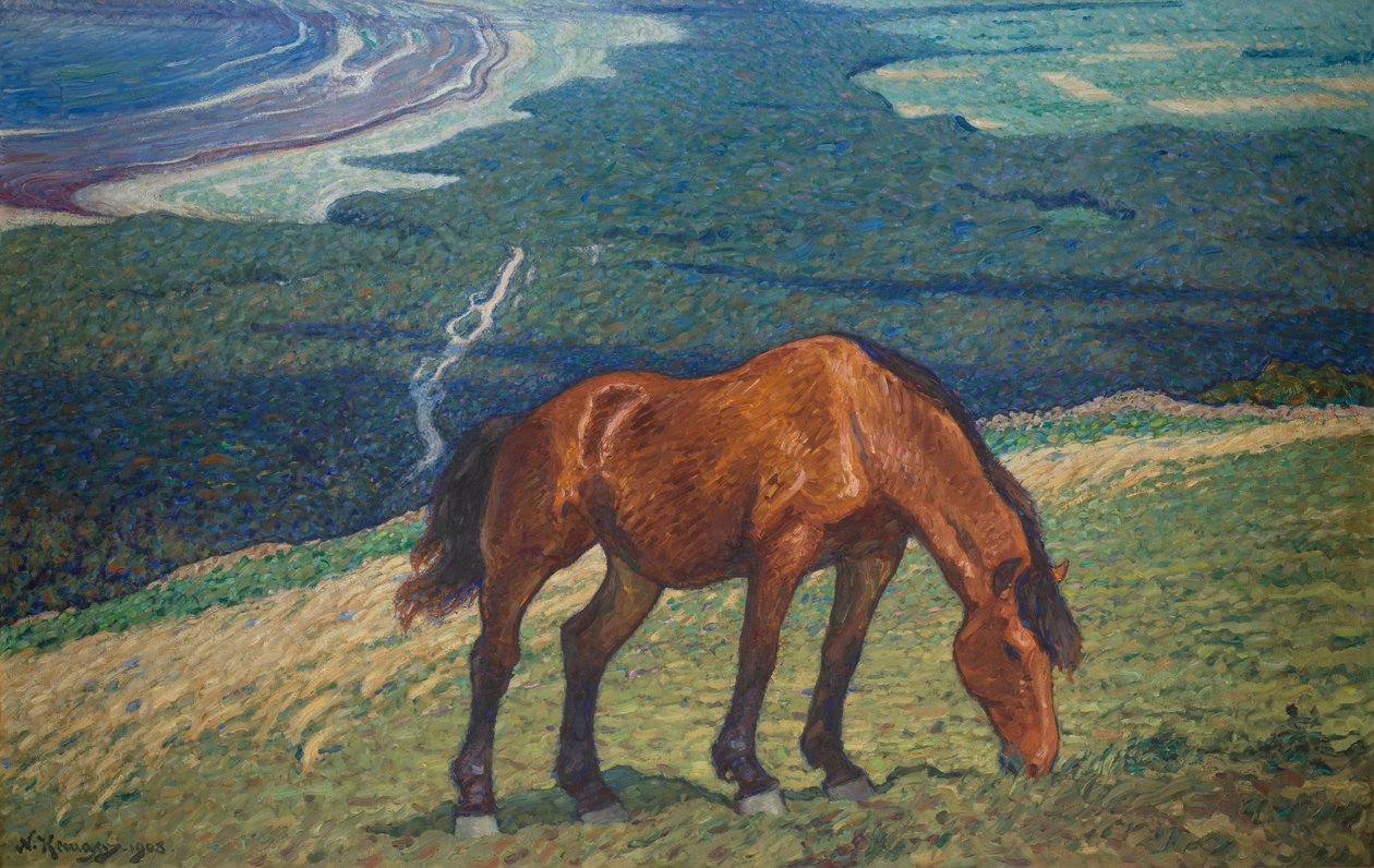 Caballo de pastoreo de Nils Kreuger