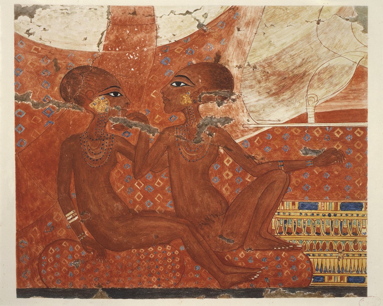 Pintura egipcia antigua, por Nina M. Davies,1936 de Nina de Garis Davies