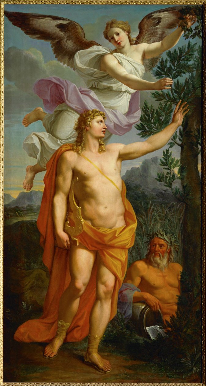 Apolo coronado por la Victoria ... de Noël Coypel